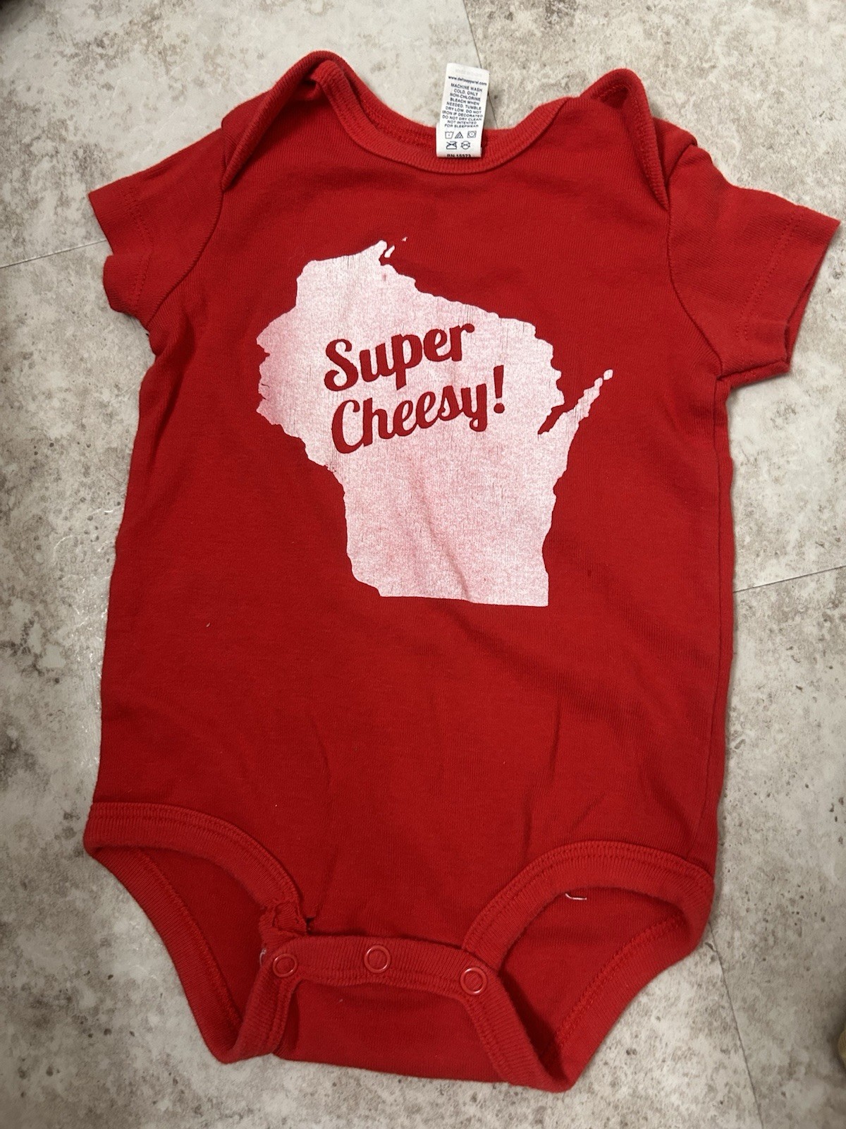 MLB Milwaukee Brewers Baby 1 Piece Romper Licensed Team Athletics + Super Cheesy