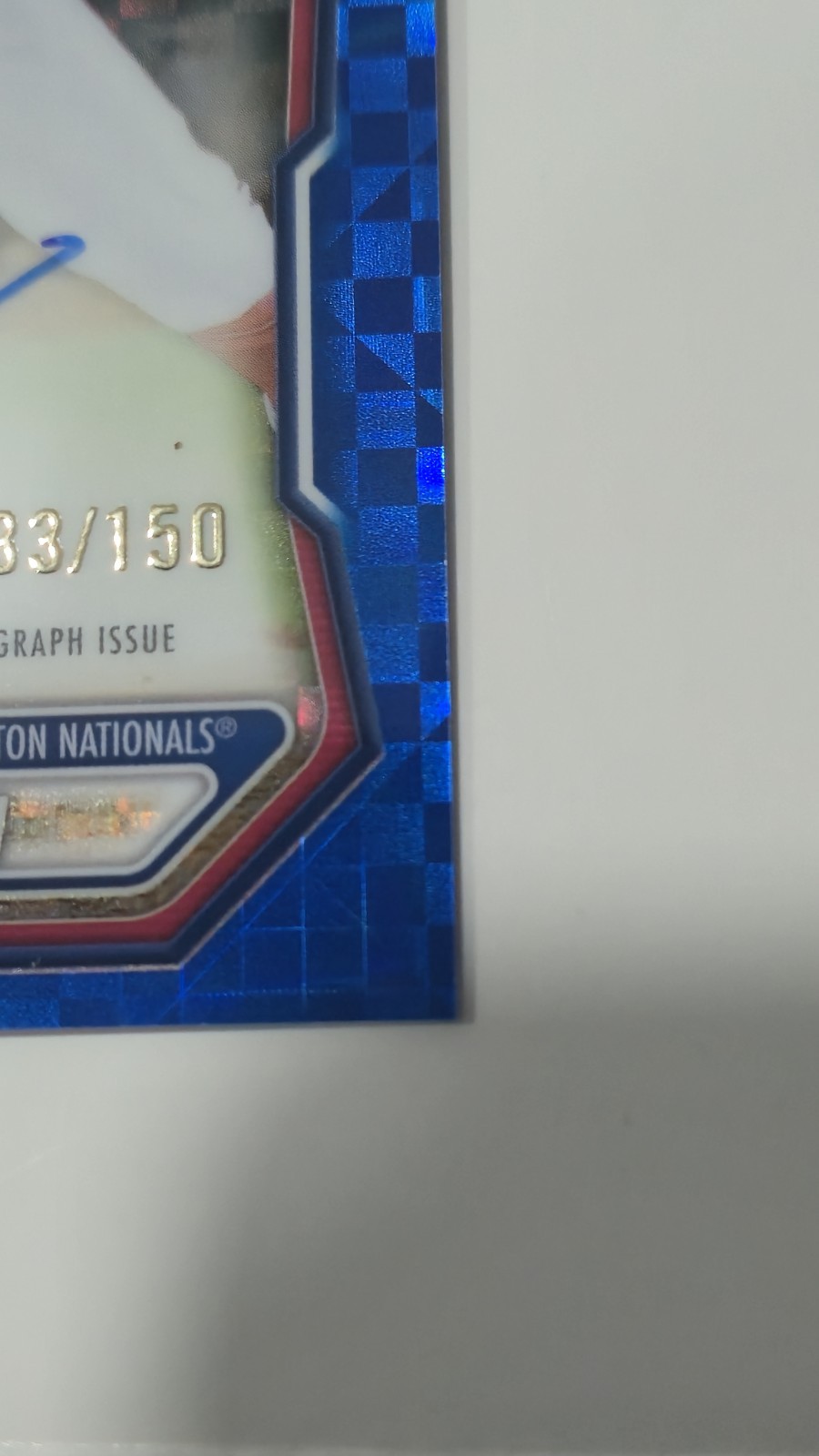 2026 1st Bowman Marconi German Blue Geometric On-Card Auto 133/150 Nationals