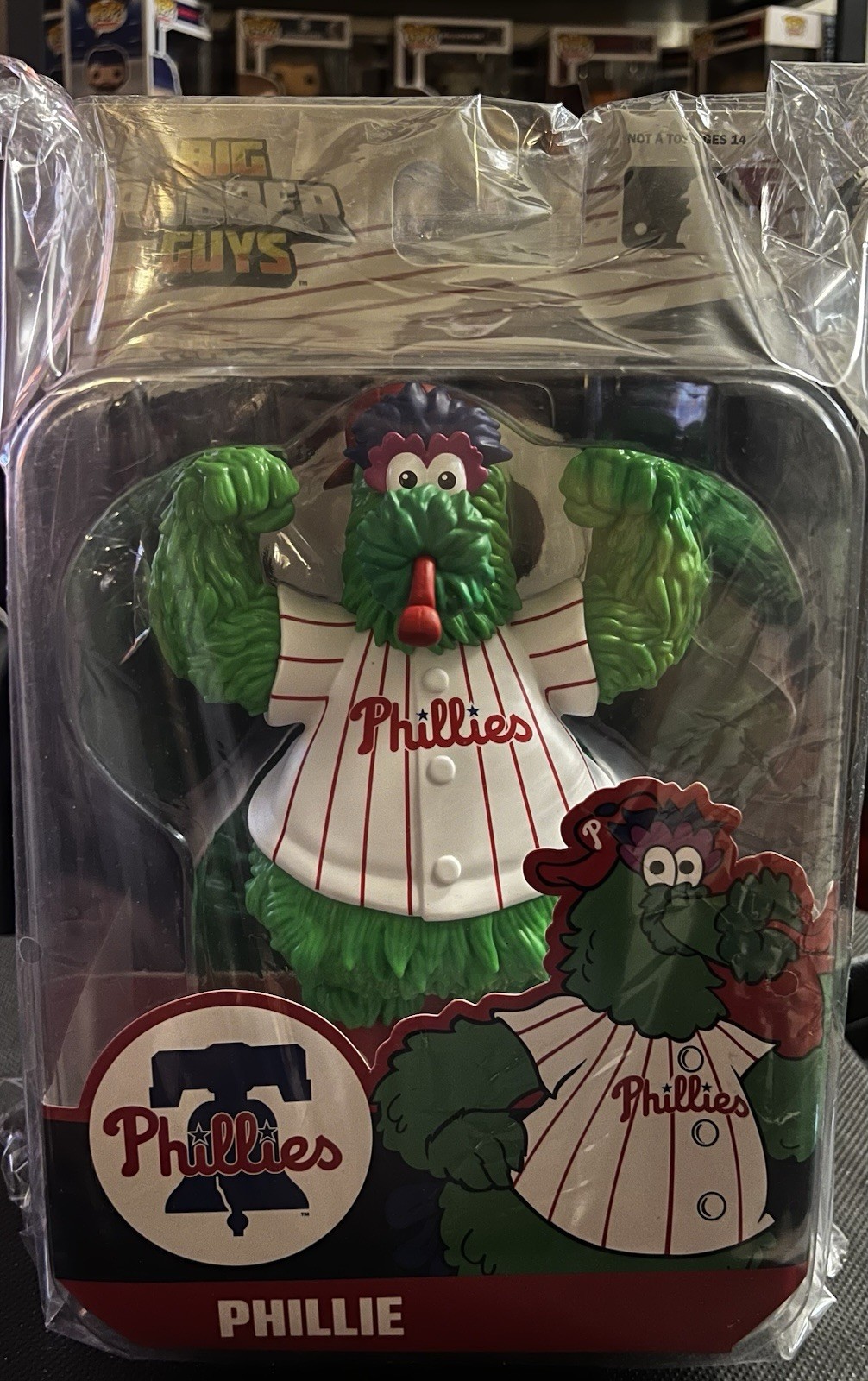 MAJOR Big Rubber Guys Major League Baseball Phillie Phanatic MLB Mascot Figure