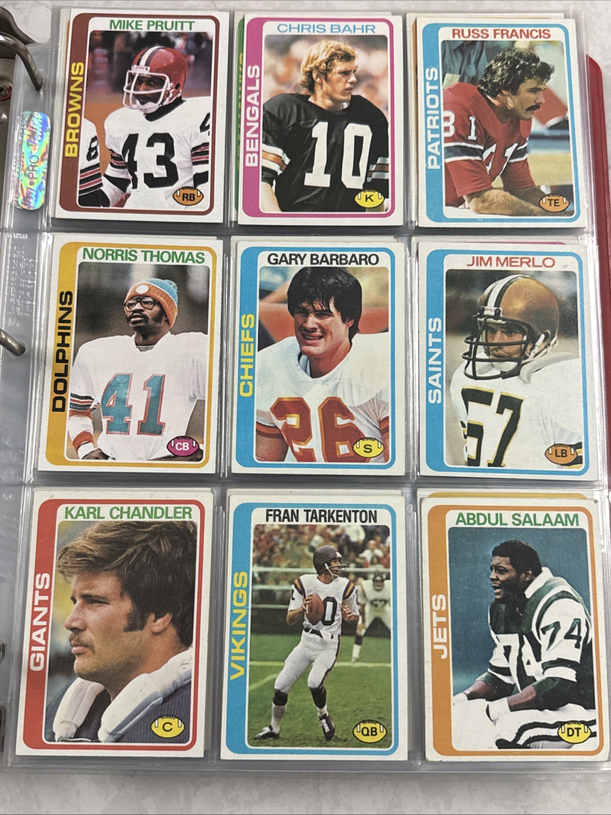 1978 Topps Football Card #s 1-176 +Rookies -You Pick- NFL Trading Cards