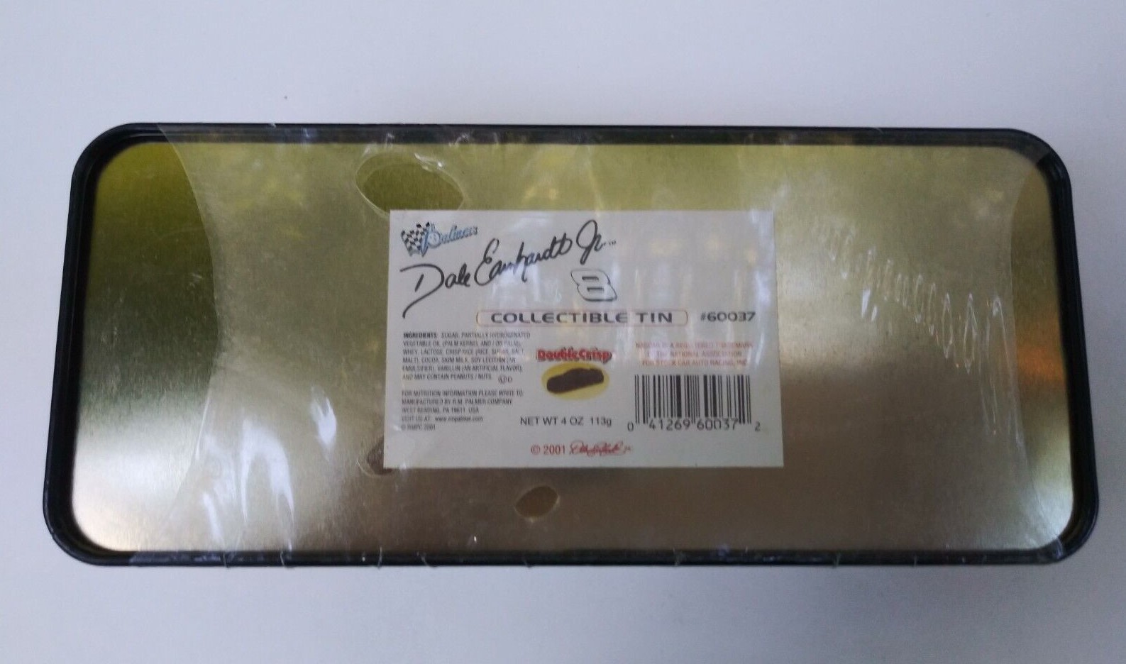 Dale Earnhardt Jr #8 Collectible Tin Palmers Double Crisp 4 oz NASCAR DEI 2001