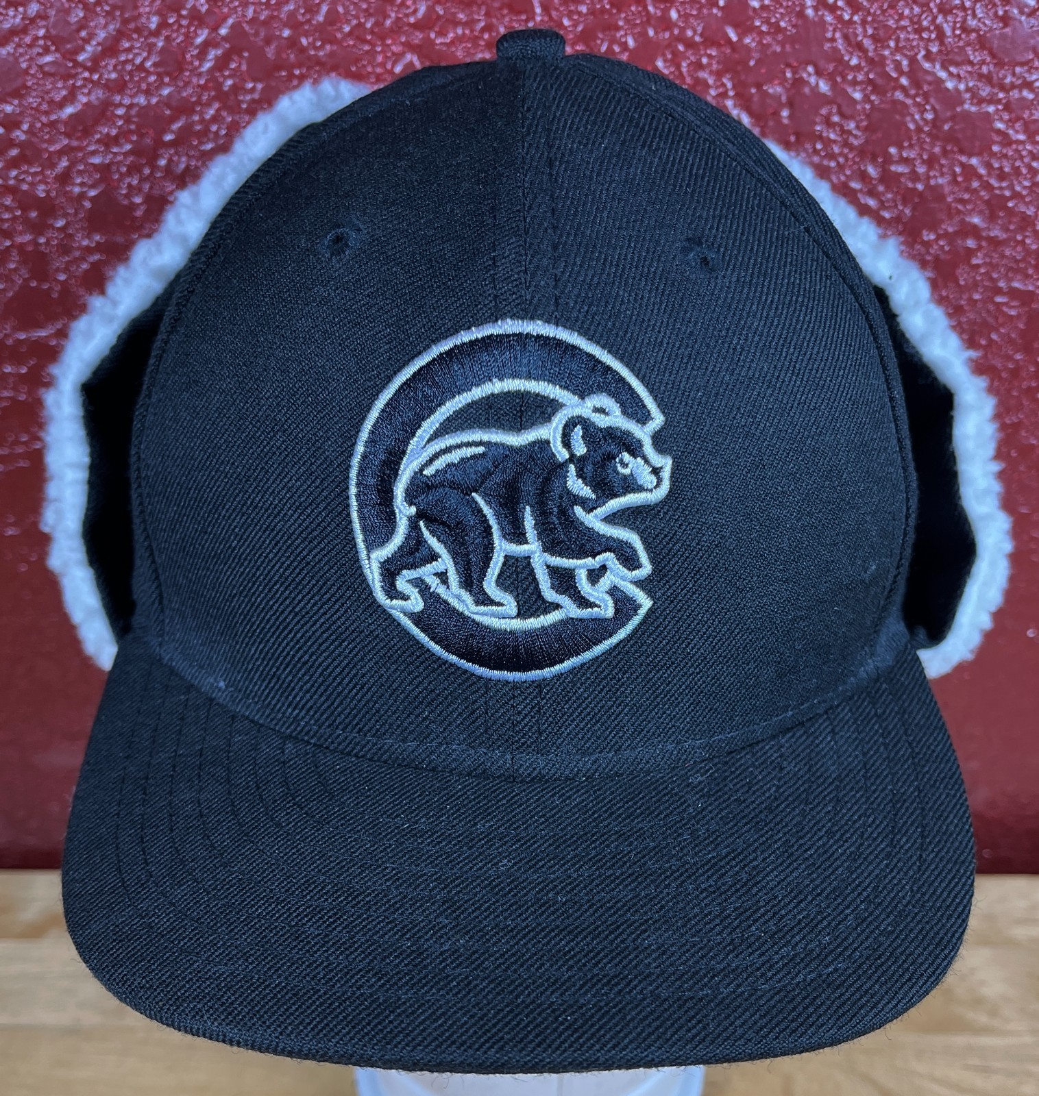 Chicago Cubs New Era 59Fifty Fitted 7 ¼ Faux Sherpa Ear Flap Hat MLB Baseball