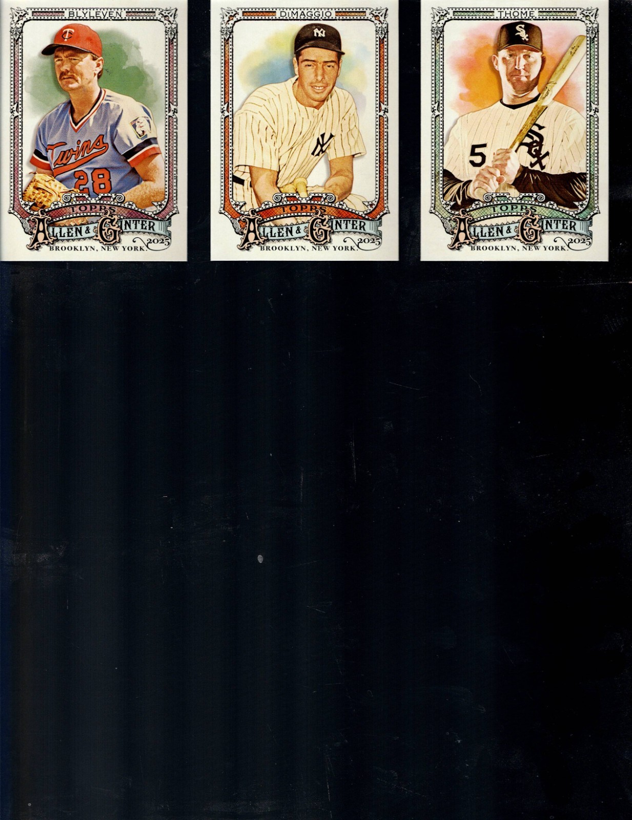 2025 TOPPS ALLEN AND GINTER BASEBALL 251-350 + INSERTS