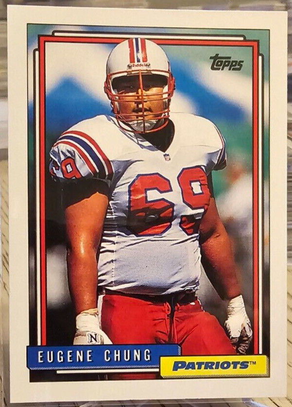 1992 Topps Eugene Chung RC #726 New England Patriots