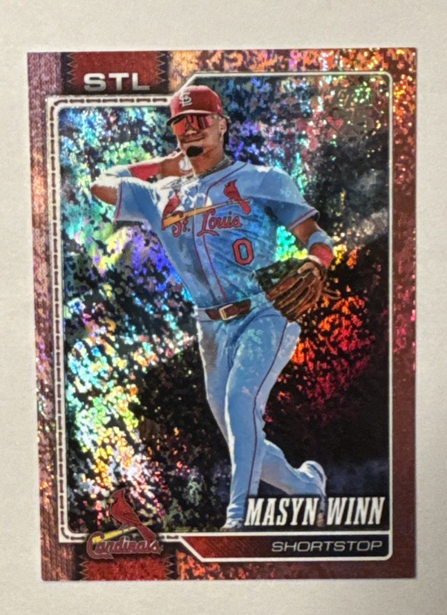2026 Topps Series 2 Masyn Winn #526 Rose Gold Holo Foil 1/1 One of One RARE