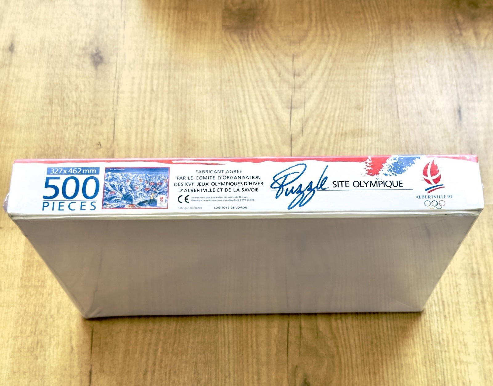 Vtg Albertville 92 Olympics Puzzle + Poster 500 Pcs Sealed NOS Logitoys France