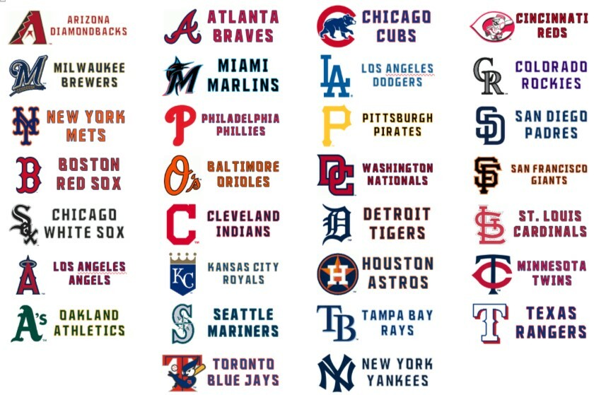 (30) TALL Sports Card Dividers With (30) FREE Customized MLB Logo Labels
