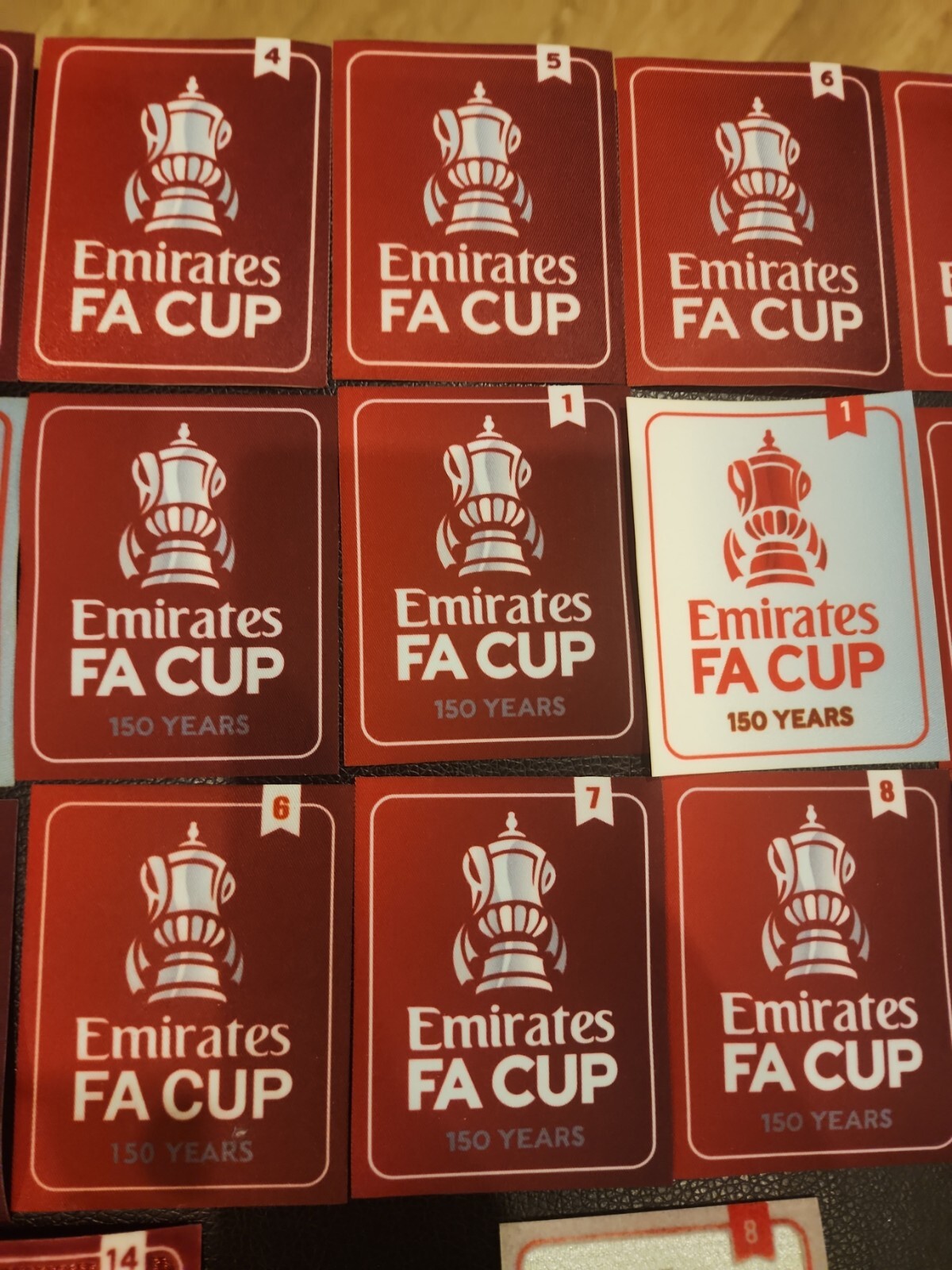 FA CUP PATCH ANY PLAYER ANY TEAM / FA CUP 150 YEARS PREMIER LEAGUE BADGE