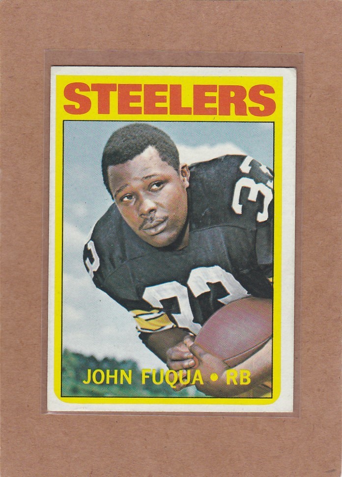 1972 TOPPS FOOTBALL JOHN FUQUA #77 STEELERS VGEX/EX *A43000