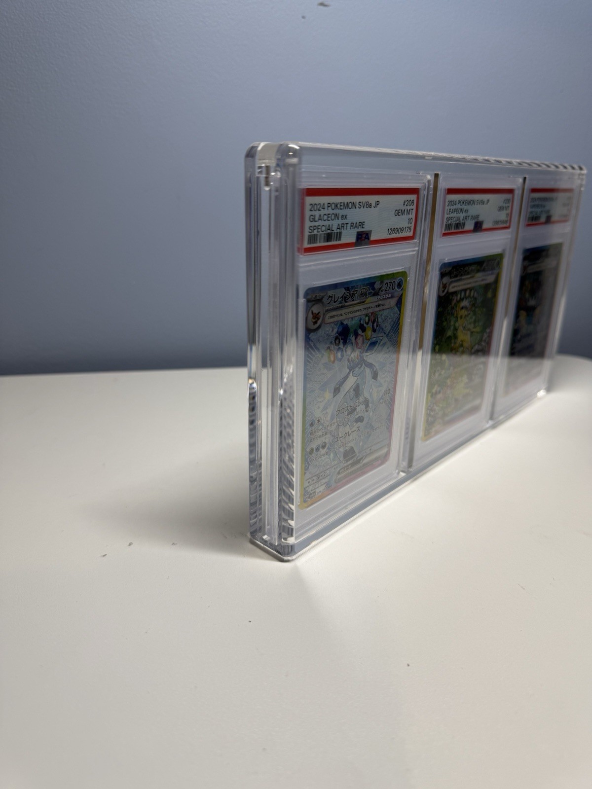 Triple PSA Slab Acrylic Display Case Magnetic Lid – PRESALE!