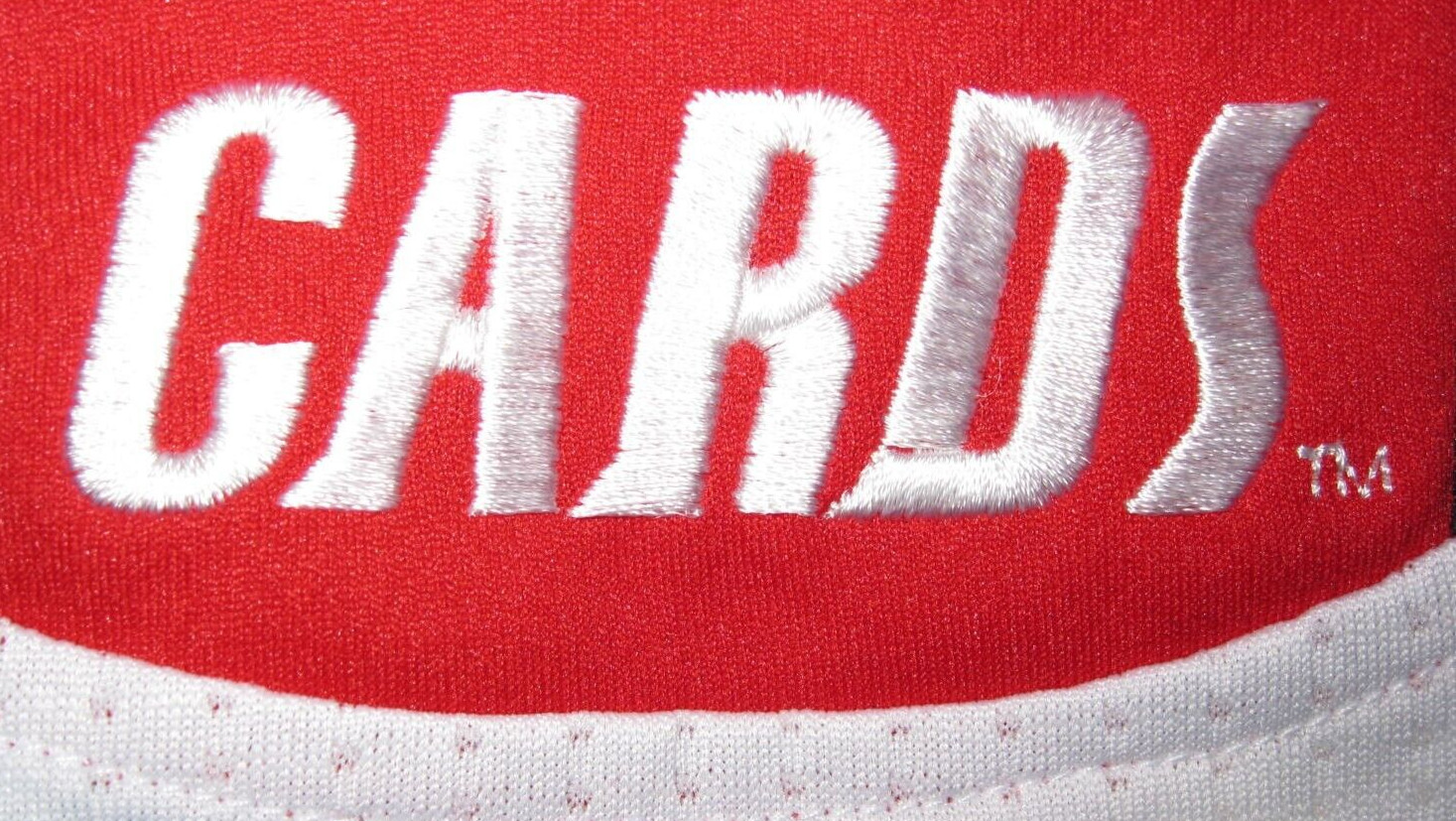 Louisville Cards #35 Men’s Adidas Replica Basketball Jersey – Red, White, Black