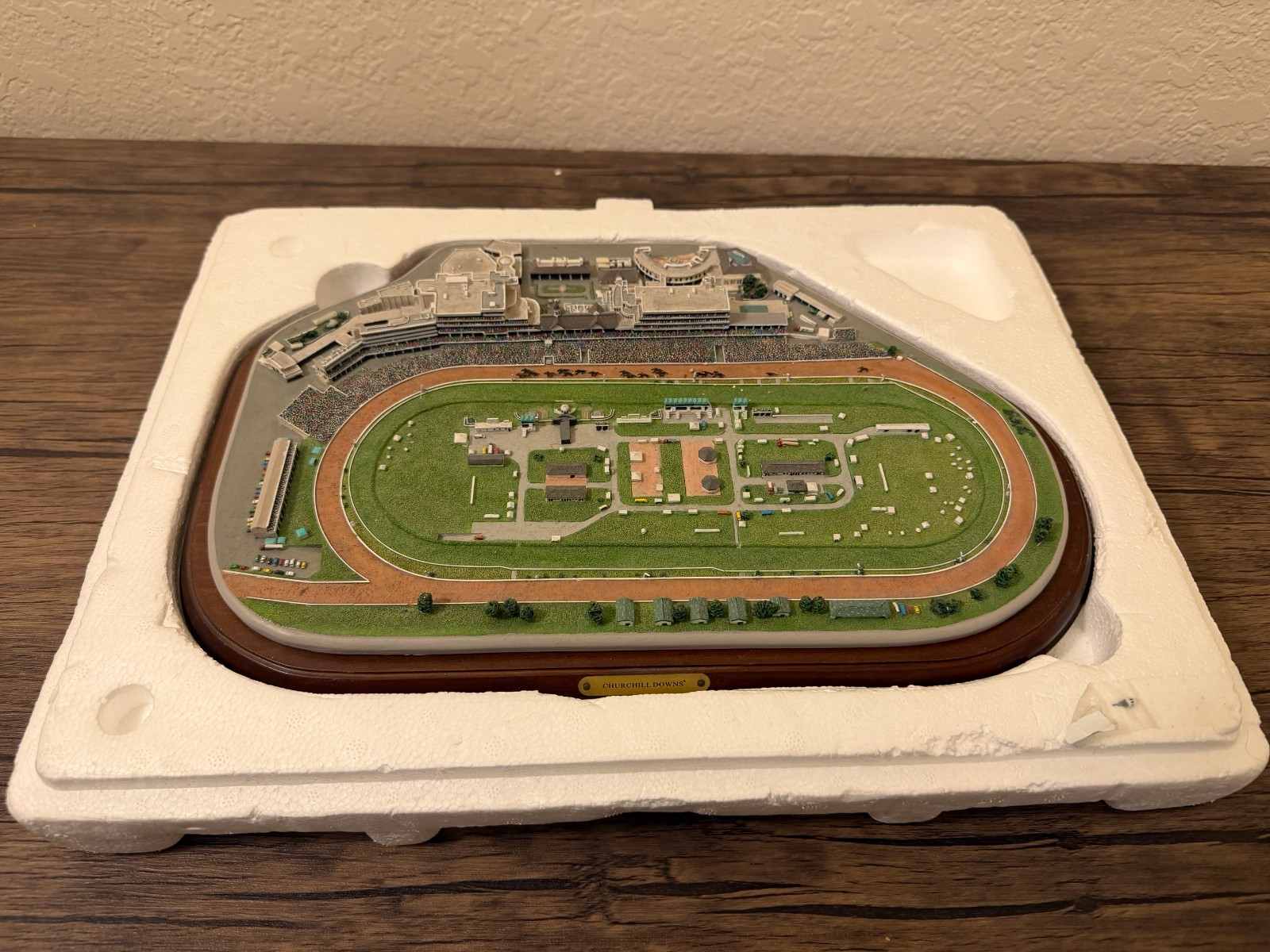 Danbury Mint Churchill Downs Horse Racing Replica Model