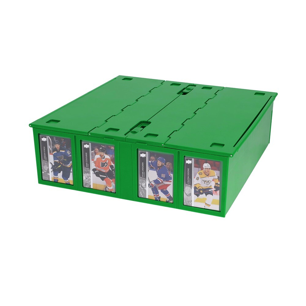 BCW Green Plastic 3200 Count Collectible Baseball Trading Card Storage Bin