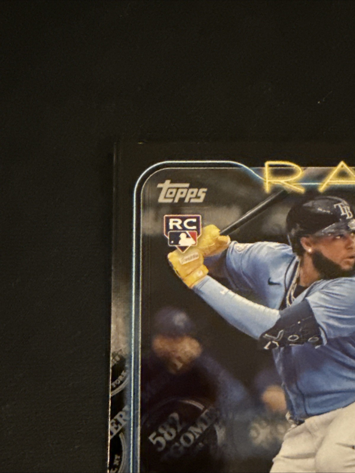 2024 Topps Junior Caminero Rookie 582 Montgomery Club Parallel Rays RC #628