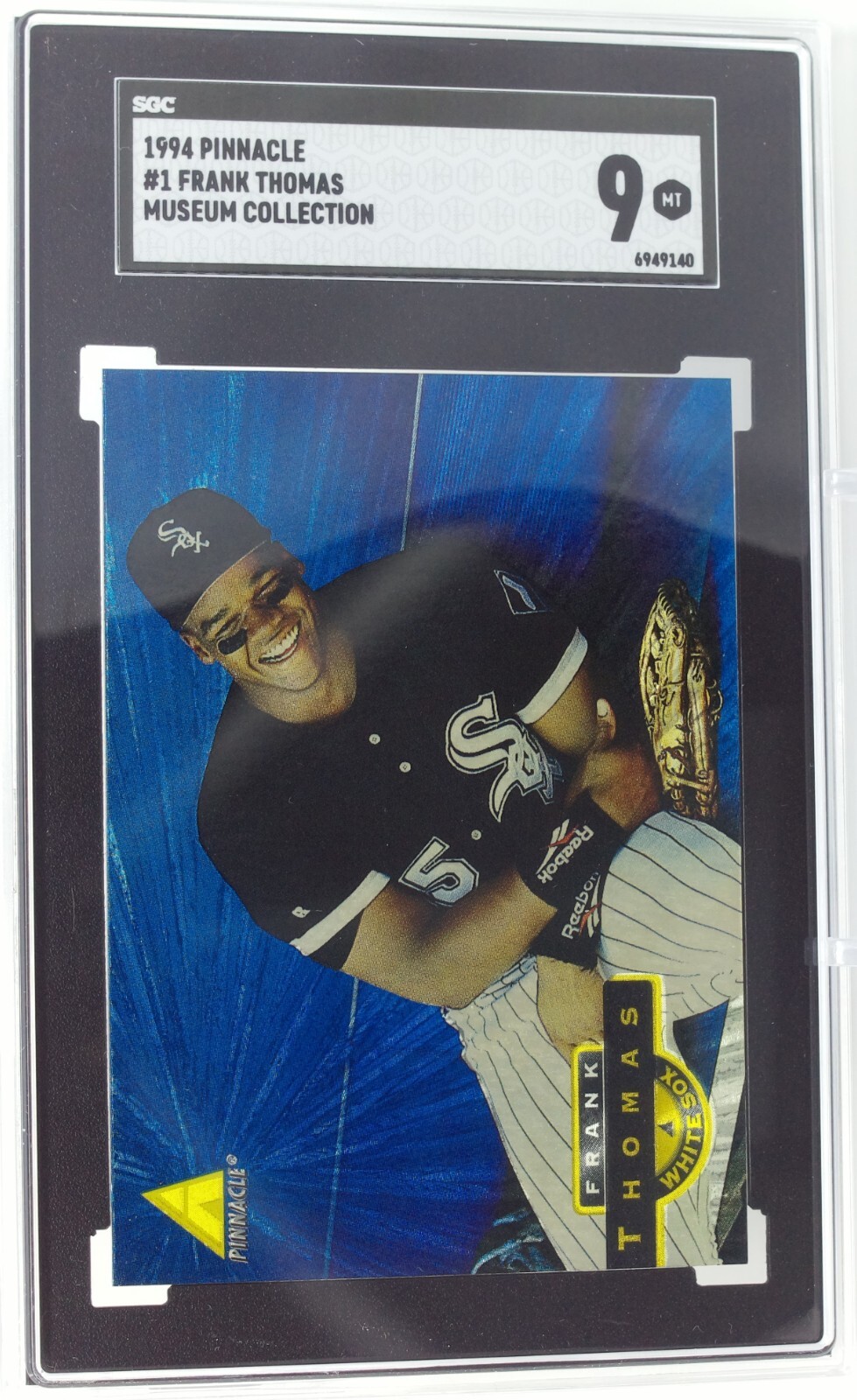 1994 Pinnacle Museum Collection Frank Thomas #1 HOF Chicago White Sox SGC 9