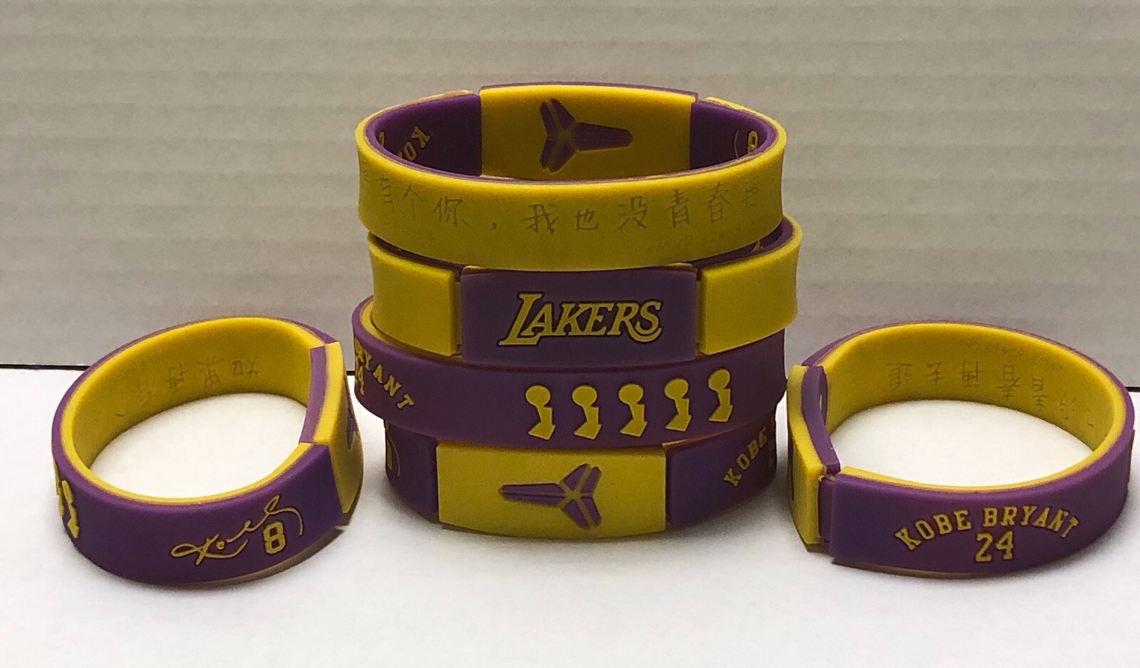 Kobe Bryant Silicone Wristband Bracelet 4 To Choose From US SELLER Free Shipping