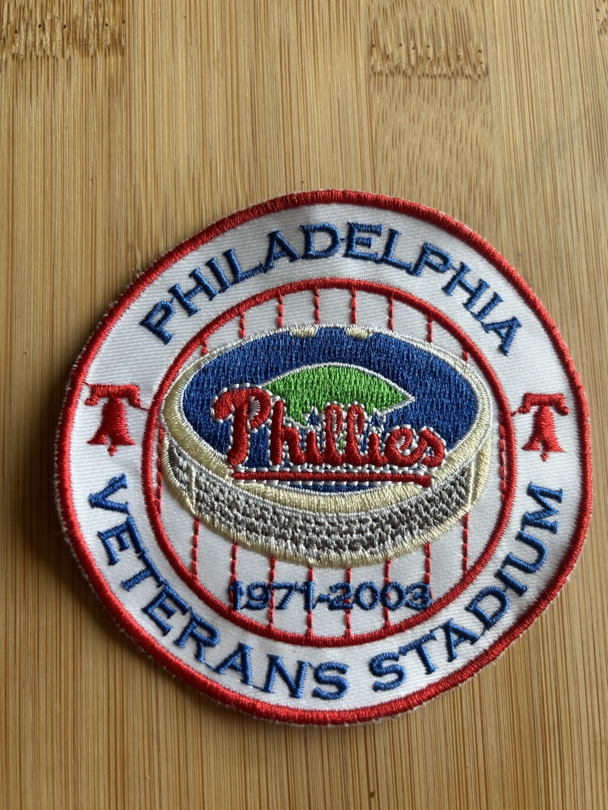 New Philadelphia Phillies 2003 Final Season Jersey Sleeve MLB Logo Patch 3.5 in