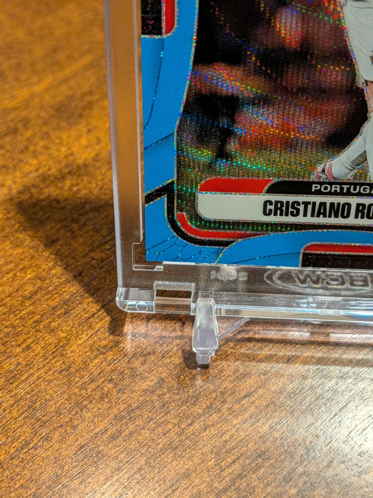 2026 Panini Prizm CRISTIANO RONALDO #367 Fluorescent Blue Wave /225 Portugal