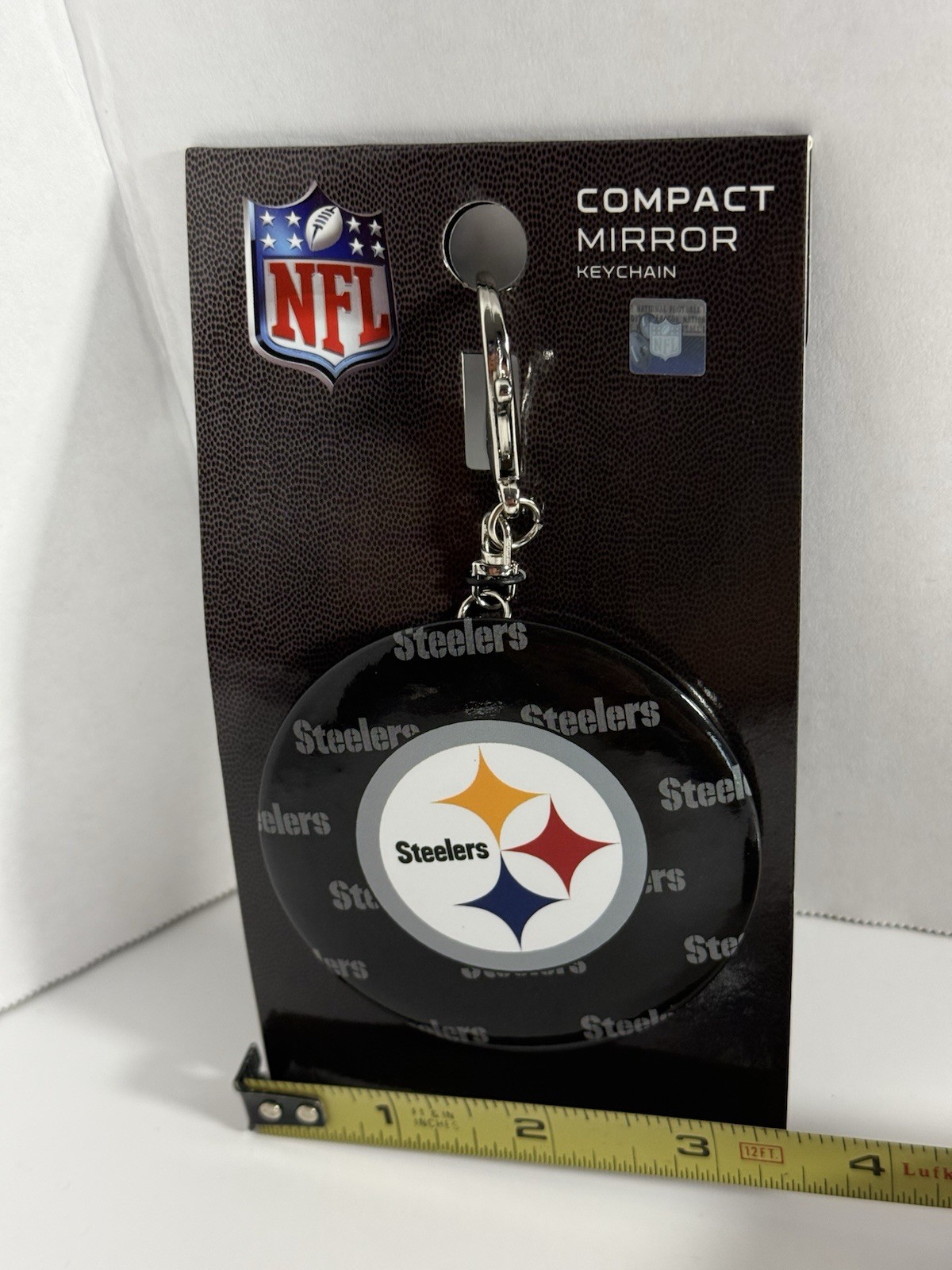 Pittsburgh Steelers NFL Licensed Compact Mirror Keychain NEW