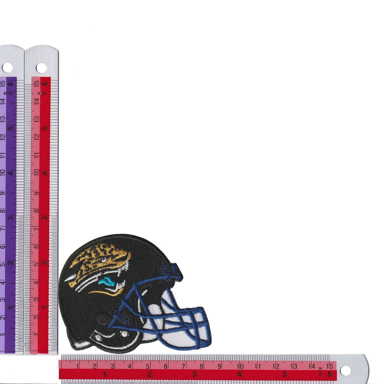 10 pcs Jacksonville Jaguars Helmet Logo Size 3.3 in x 2.5 in Sew Iron On Patches