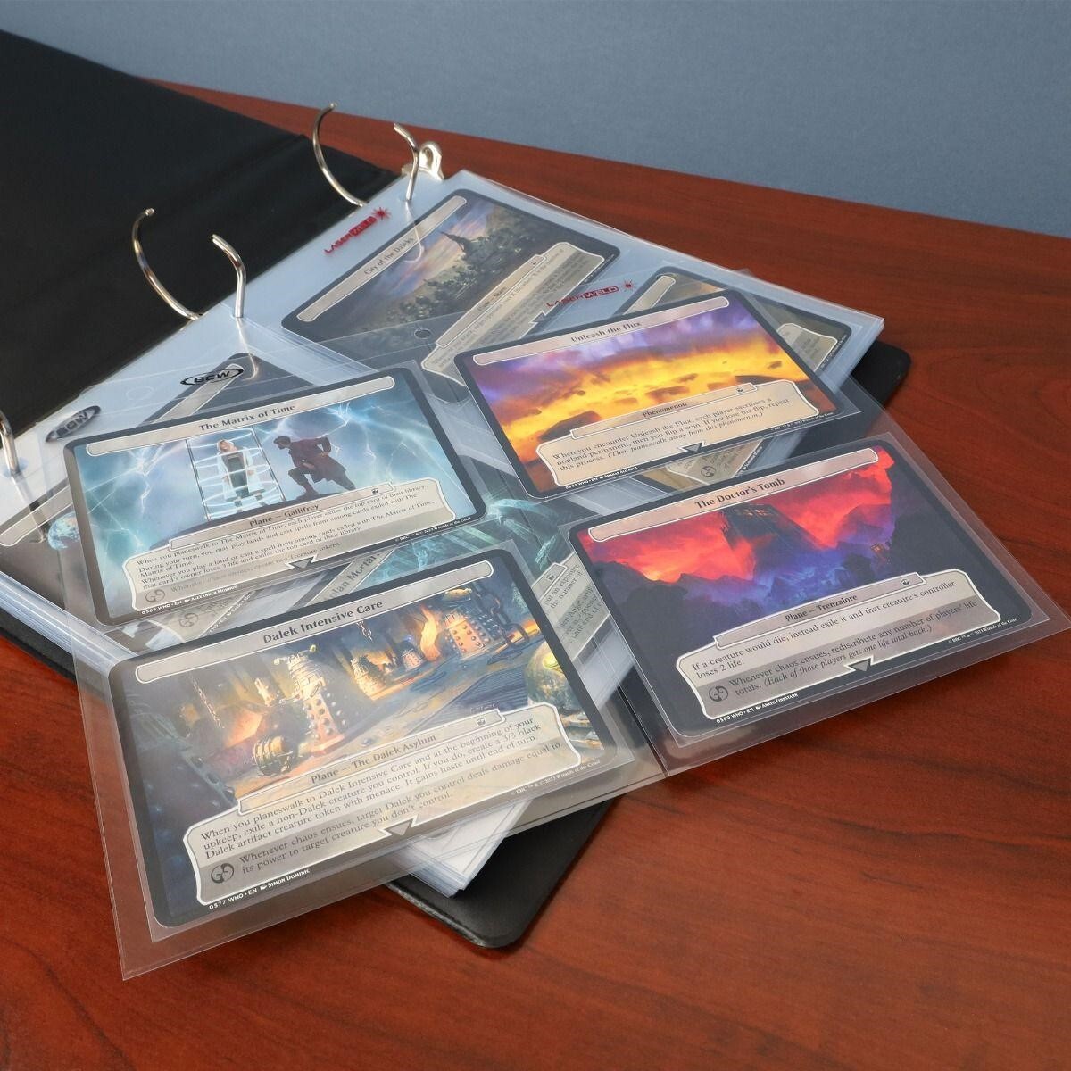 200 Album Pages 4 Pockets For Gaming Cards TGC / 5X7 Photos / Postcards By BCW