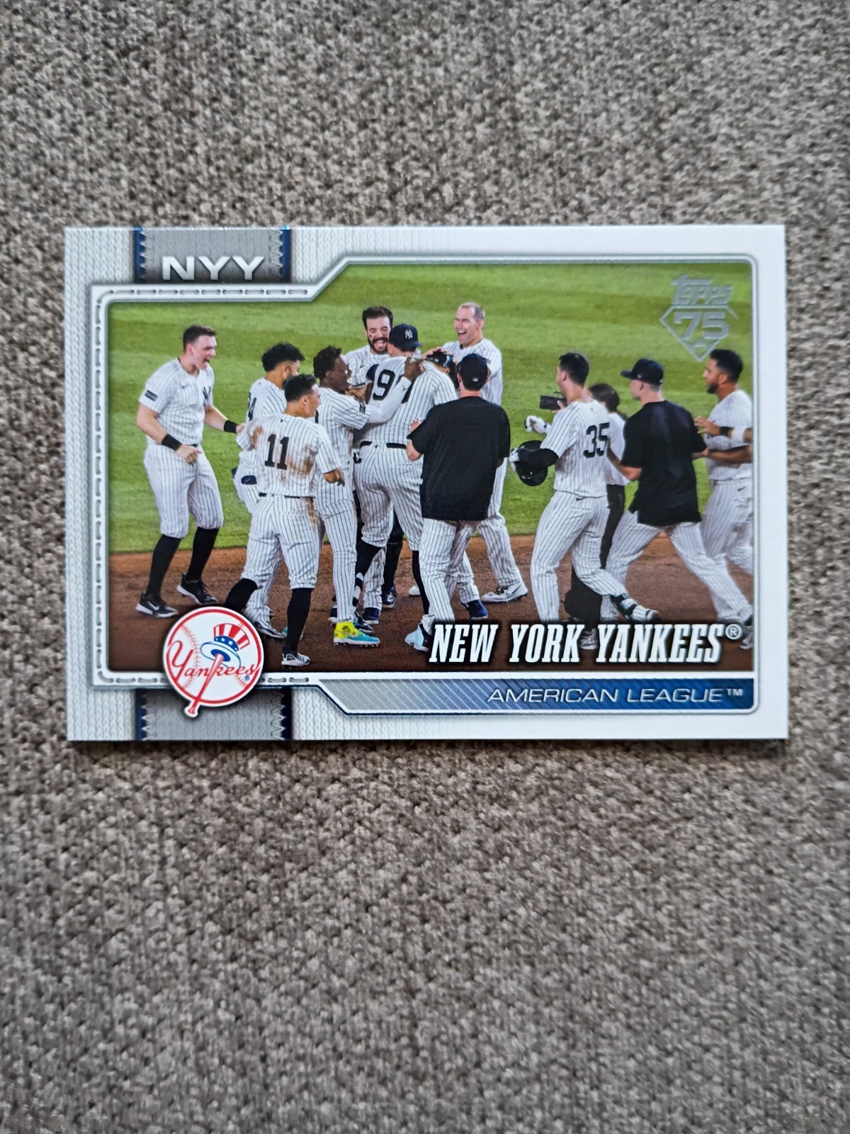 2026 Topps Series 2 Base #628 New York Yankees Team Card Aaron Judge