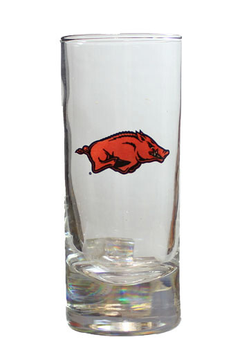Arkansas Razorbacks NCAA 2.5 oz Boelter Brands Cordial Hype Shot Glass