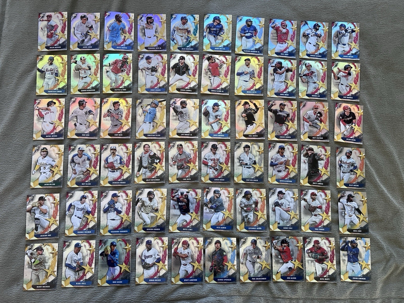 2025 Topps Stars of the MLB Series 1 & 2 Complete 60 Card Set