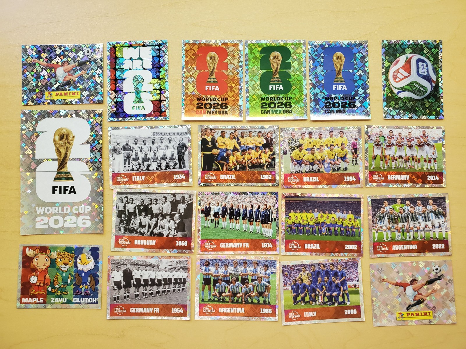 Panini FIFA World Cup 2026 Foil Stickers USA Edition #00-#FWC19 SINGLES PICK!