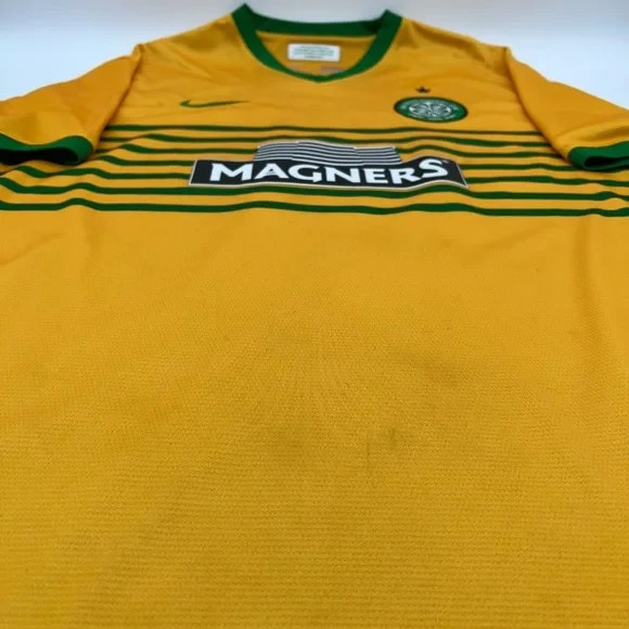Virgil Van Dijk #5 Celtic 2013/2014 Away ORIGINAL Nike Rare Soccer Jersey (XL)