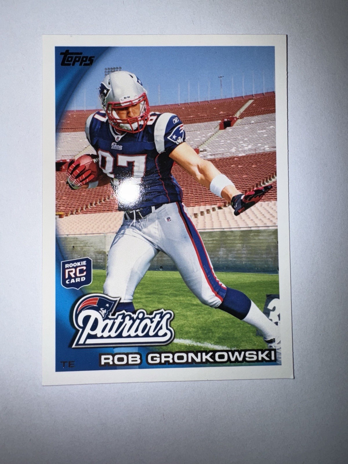 Rob Gronkowski (“Gronk”) #148 RC – 2010 Topps New England Patriots Rookie (NM)