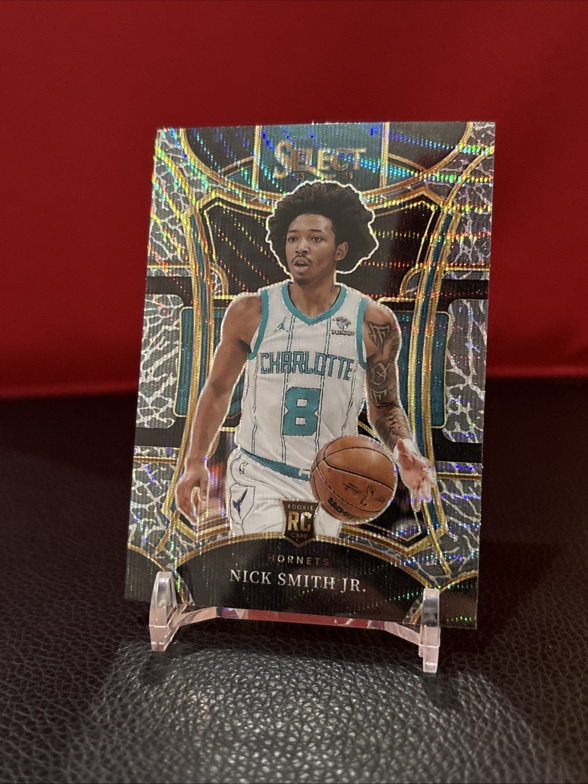 2023-24 Panini Select – Mezzanine Level Nick Smith Jr. #310 Elephant Prizm (RC)
