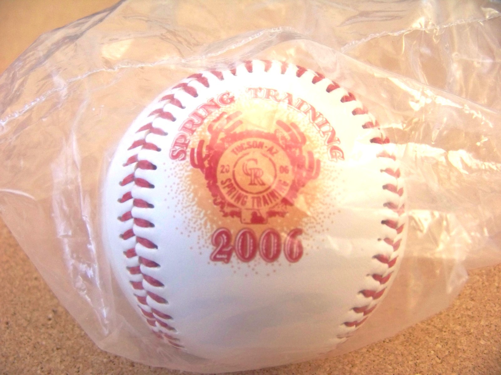 2006 Colorado Rockies Spring Training Tucson, Arizona baseball ball