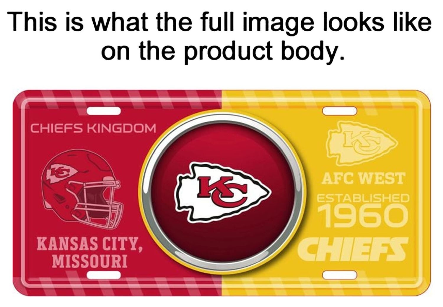 Kansas City Chiefs Lamp NFL Table Lamp with Shade Desk Light Room Decor