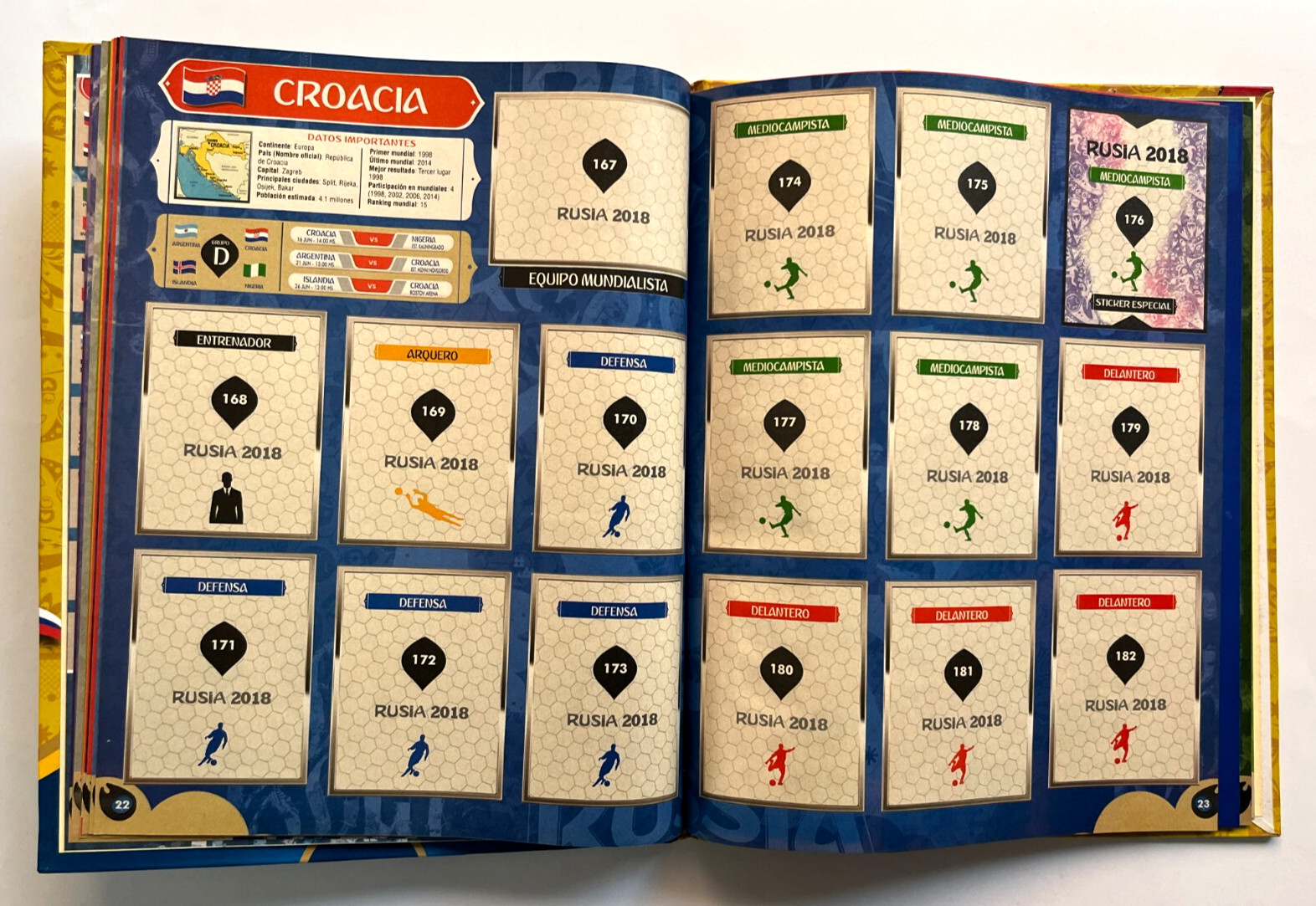 2018 WORLD CUP RUSSIA Album Hardcover Gold Edition + Full Set 380/380 Peru MESSI