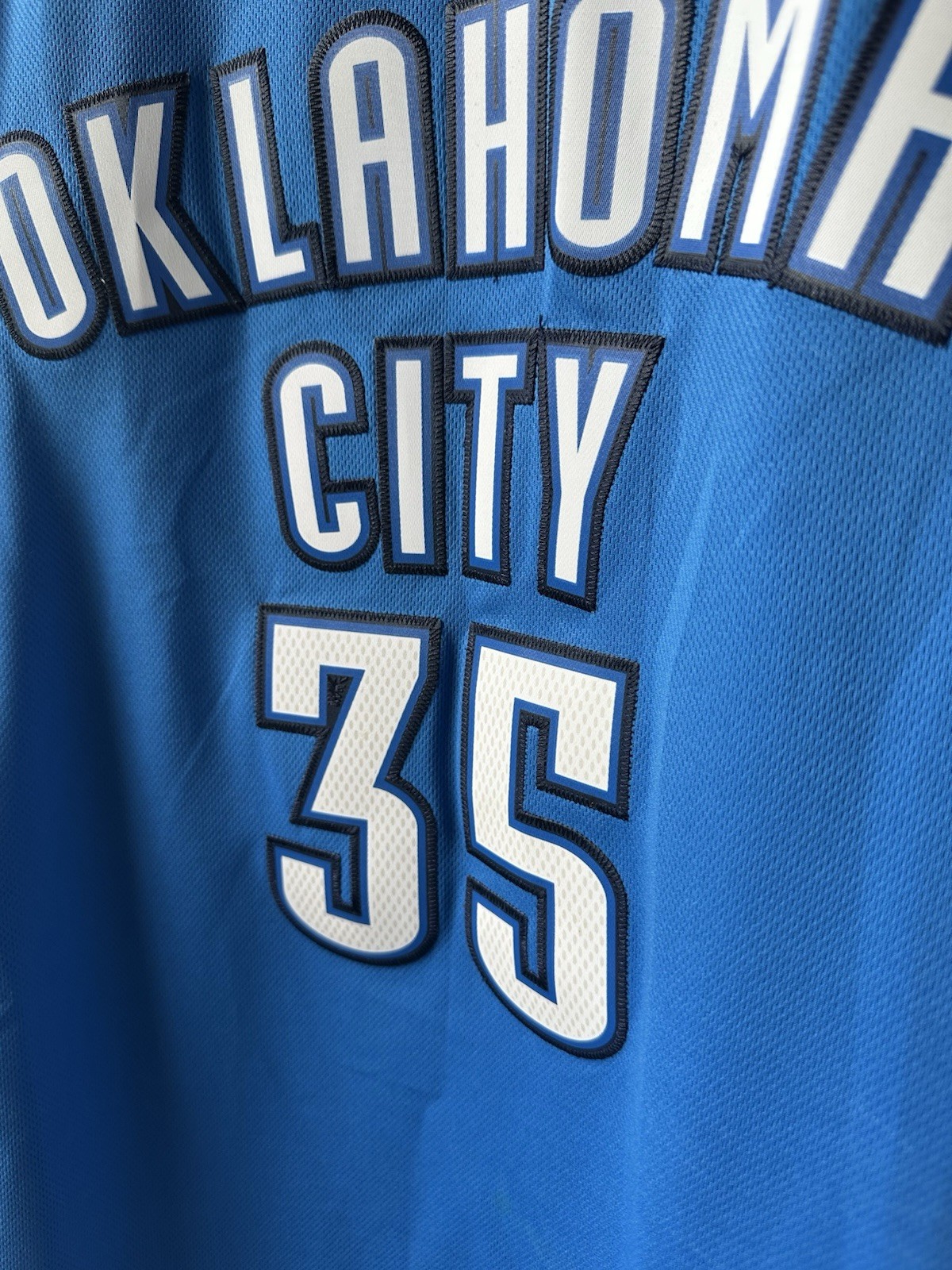 Kevin Durant Oklahoma City Thunder Adidas Jersey Size Large