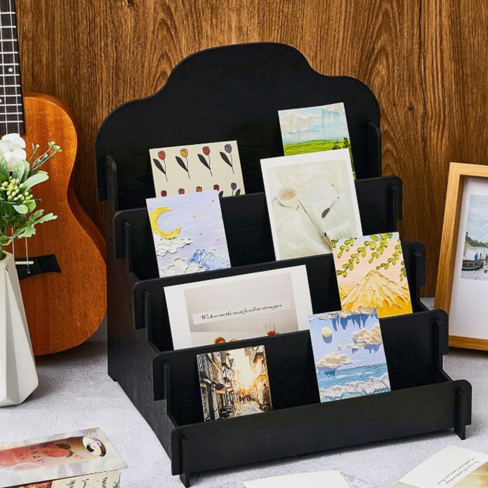 Greeting Card Display Stand Holder for Retail Stores, Postcards, Stickers Rack