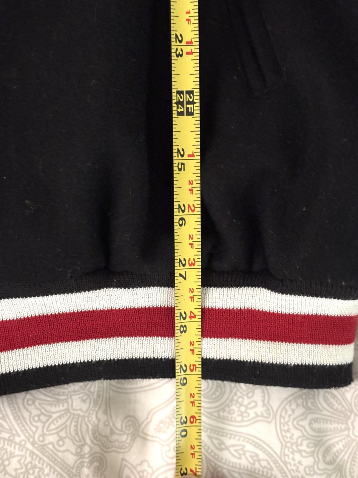 VTG STEVE & BARRY Wisconsin Badgers UW Jacket Mens Sz XL Black Wool Faux Leather