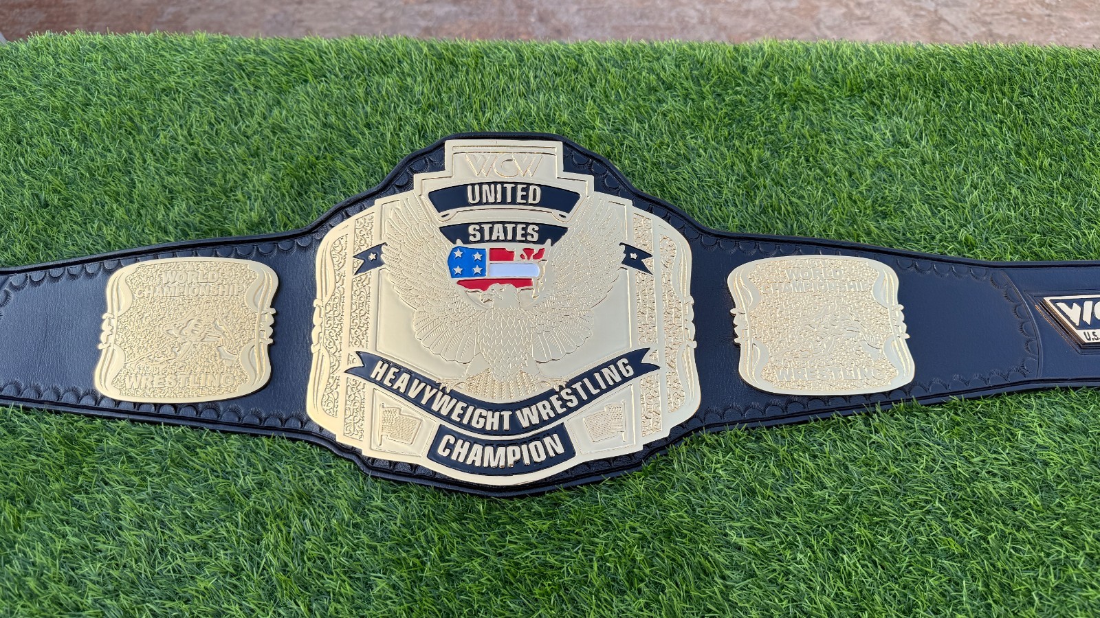 US 3 Plates With Logo Zinc Plates 24K Gold