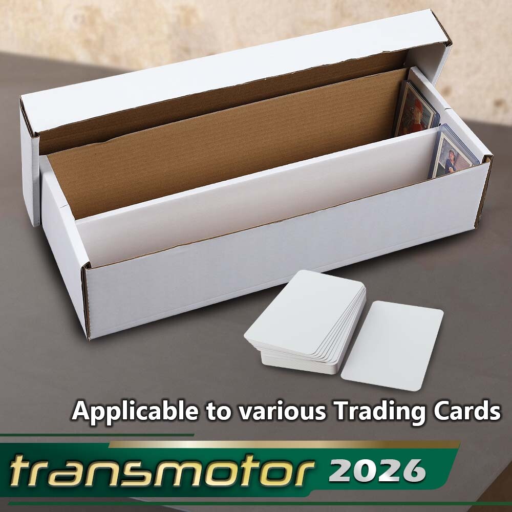 2Row 1600 CT Holds over 300 3×4 toploads Sports/Trading Card Shoe Storage Box