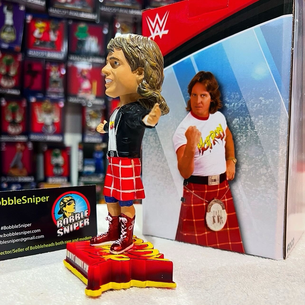 ROWDY RODDY PIPER WWE WWF Wrestling Legend 6” Exclusive Bobblehead