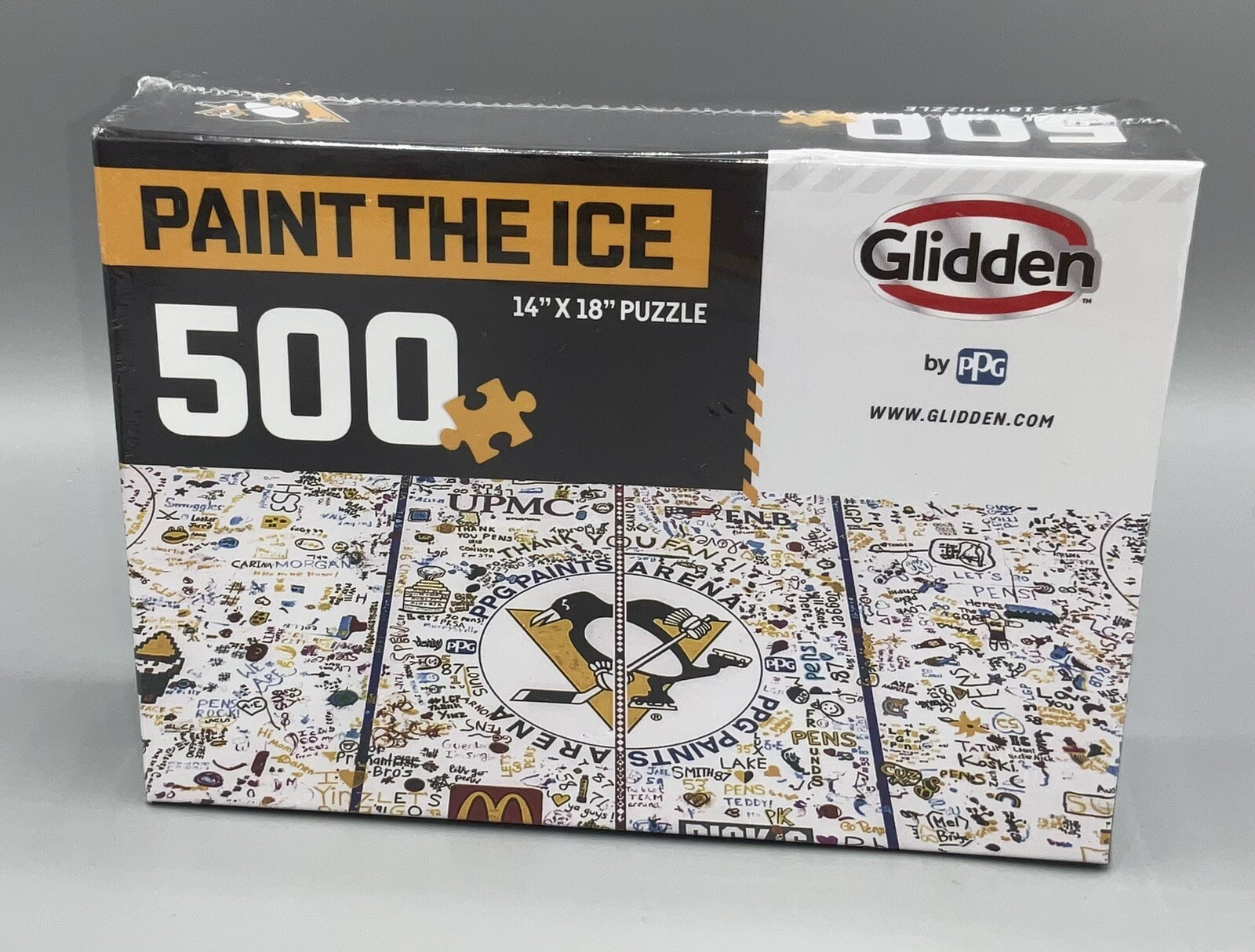 Pittsburgh Penguins PPG Glidden Paint the Ice 500 pcs Puzzle – NEW, Sealed