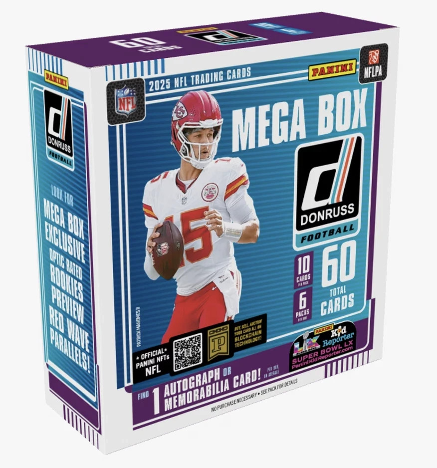 2025 Donruss Football Factory Mega Box