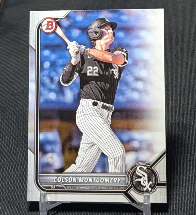 Colson Montgomery Prospect Rookie 2022 Bowman Draft Card BD-54 Chicago White Sox