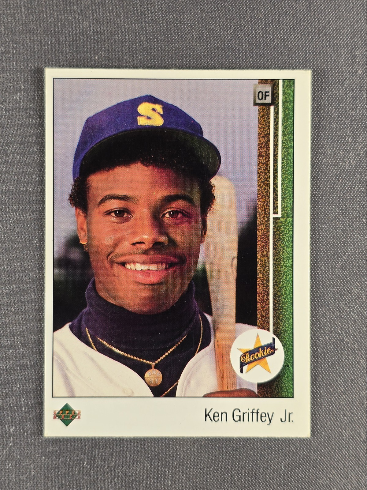 1989 Upper Deck Baseball Rookie #1 Ken Griffey Jr. Rookie Card RC READ – CORNER