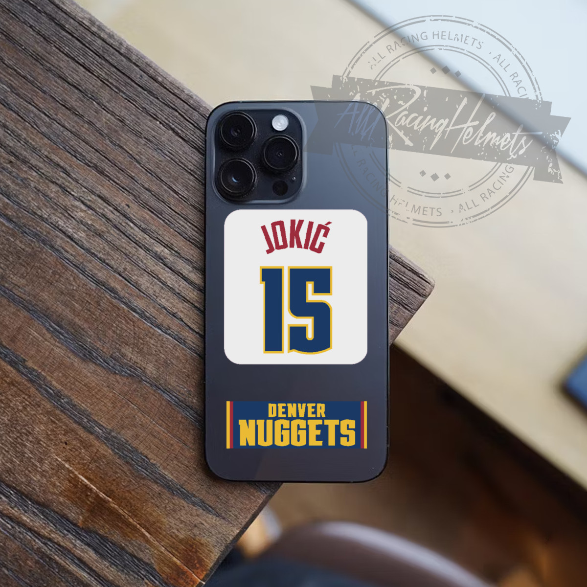 Denver Nuggets NBA Basketball #15 Nikola Jokic A4 Printed Vinyl Decal Sticker HQ