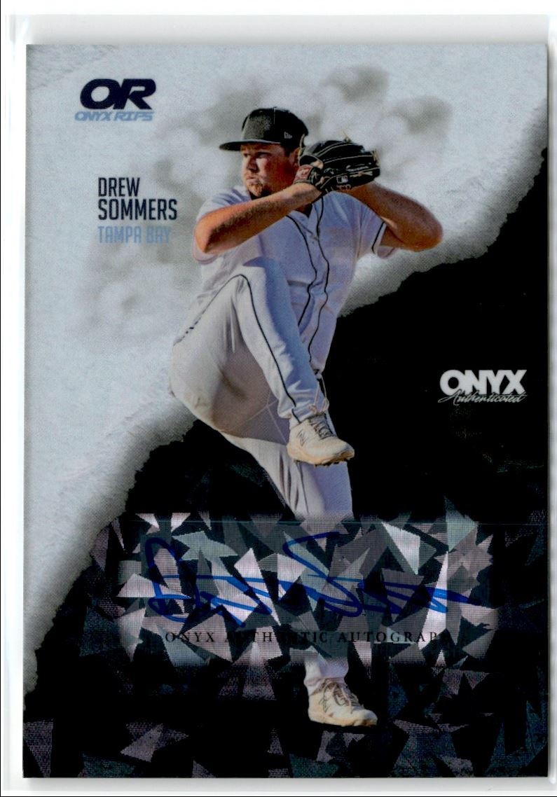 2024 ONYX RIPS DREW SOMMERS AUTO /465 TAMPA BAY RAYS #RADRSO