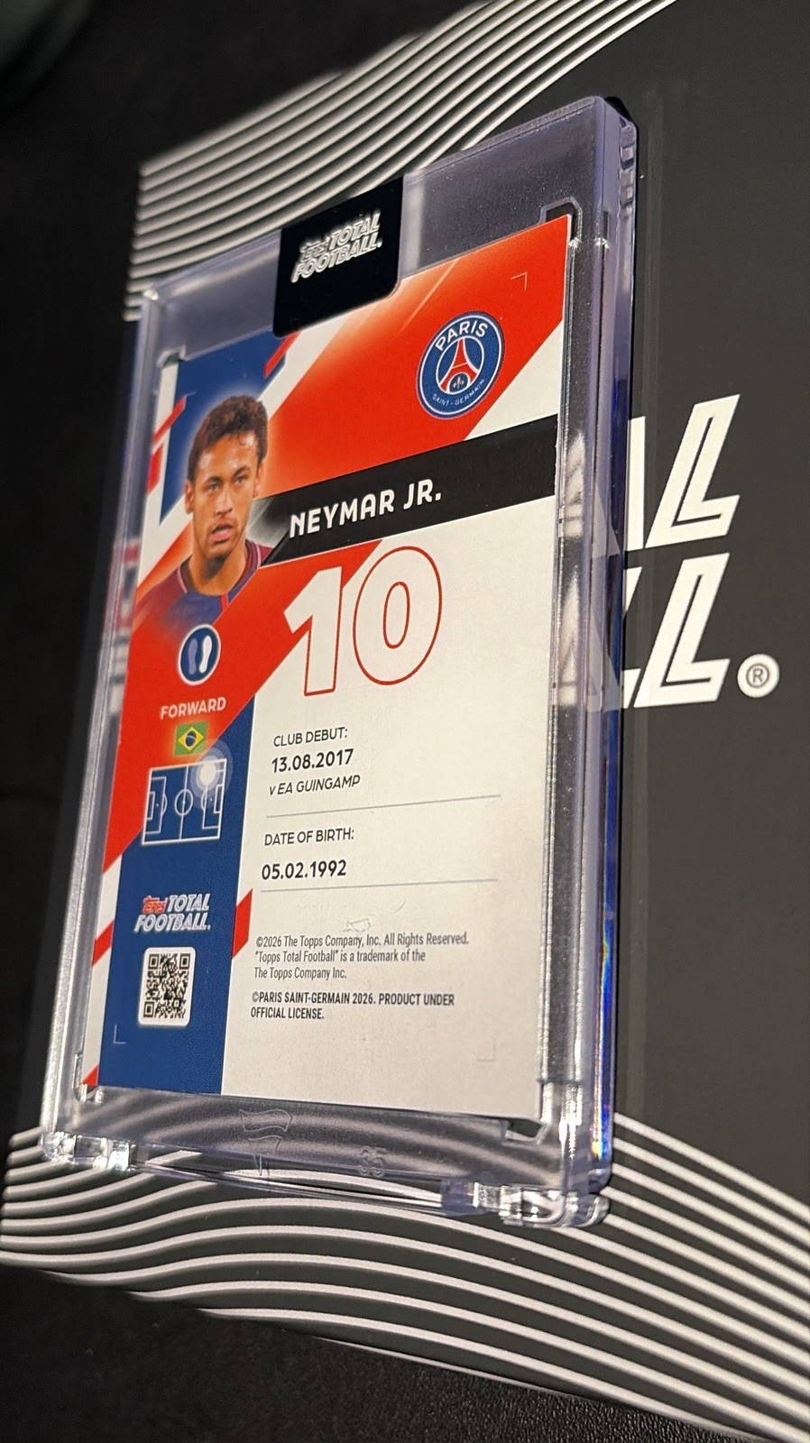 2025-26 Topps Total Football Neymar Jr. (#/5) PSG ‘Next Goal Wins’ Red