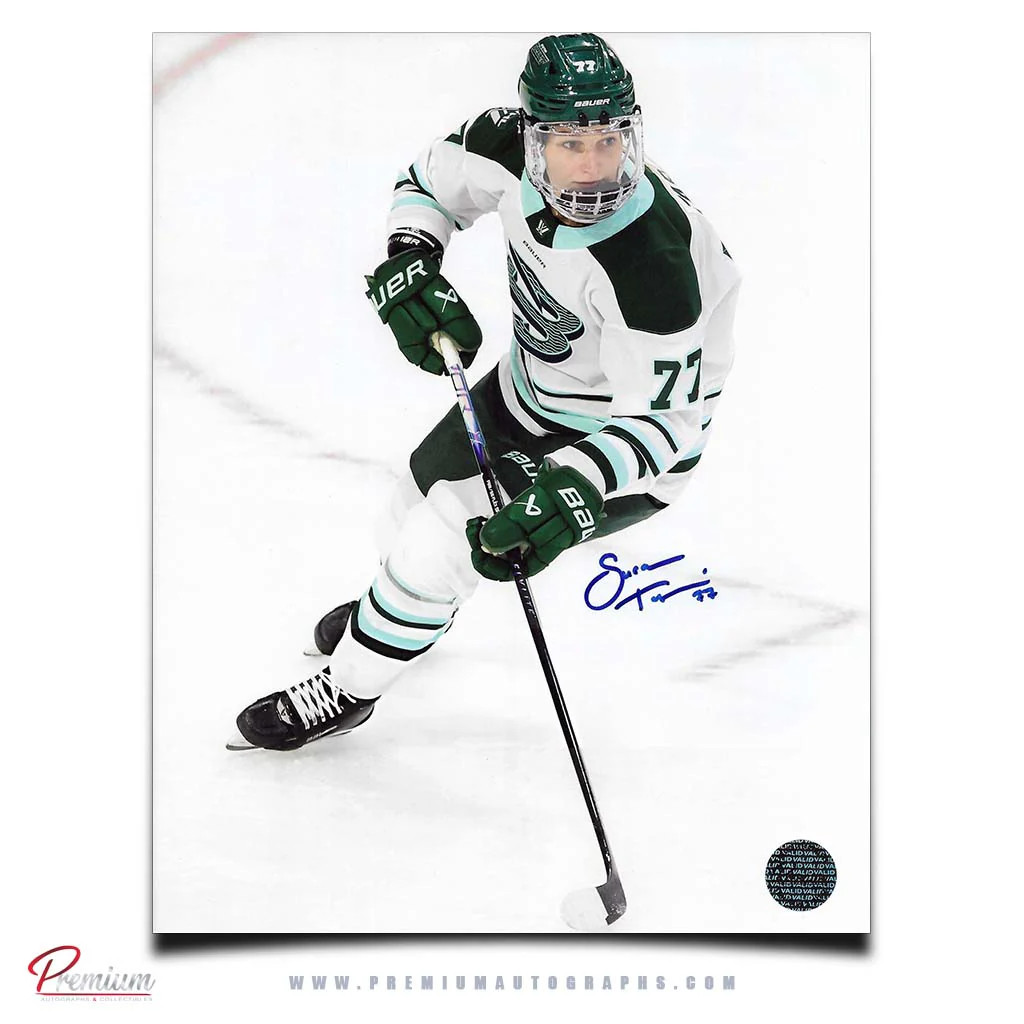 Susanna Tapani Boston Fleet Autographed PWHL 8×10 Photograph Focused