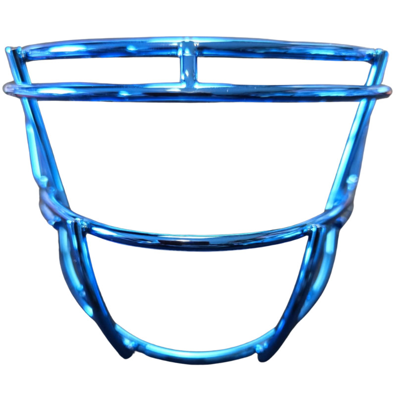 Custom Chrome Colors Riddell Speed Metal Mini Football Helmet Facemask